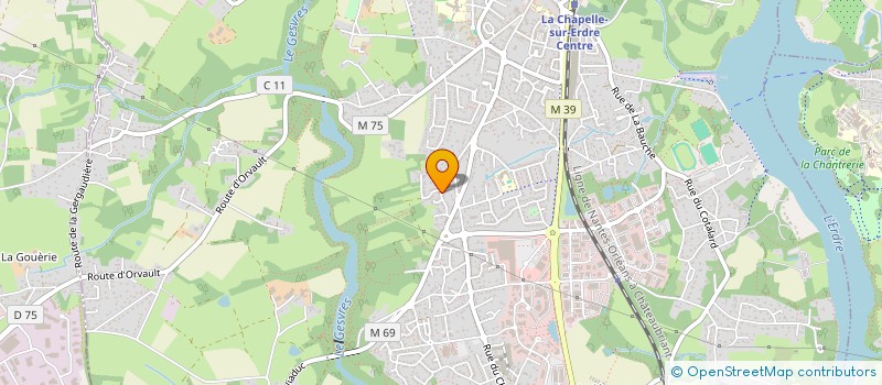 localisation de l'entreprise SCI MAURICE RAVEL à LA CHAPELLE-SUR-ERDRE