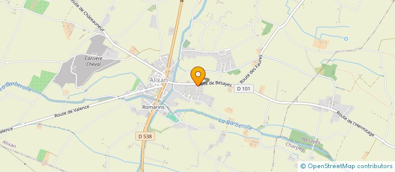 localisation de l'entreprise SCI MAURICE VERNET ET SES FILS  ALIXAN