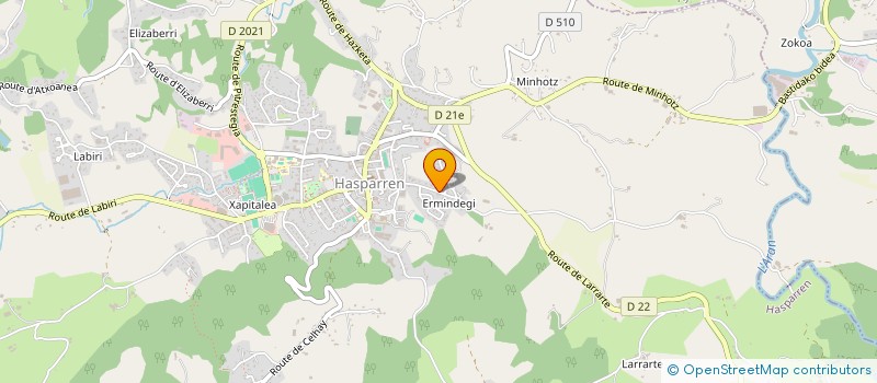 localisation de l'entreprise SCI MAURICENIA à HASPARREN