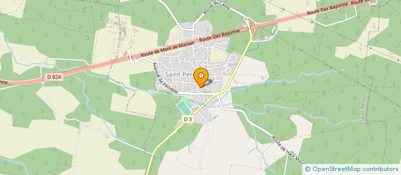 localisation de l'entreprise SCI MAURICET  SAINT-PERDON