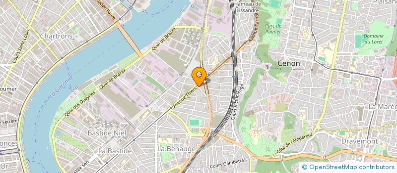 localisation de l'entreprise SCI MAURICIA  BORDEAUX