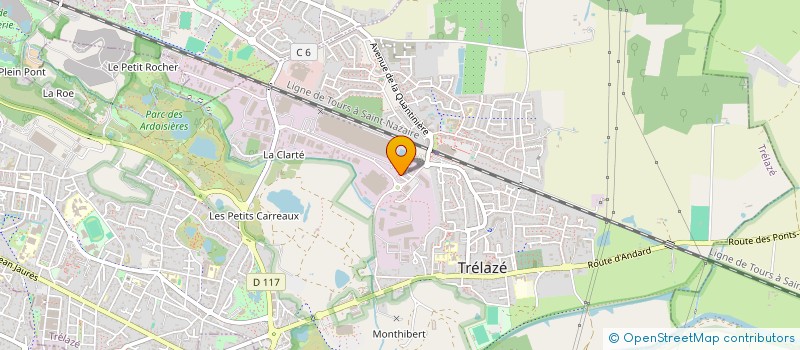 localisation de l'entreprise SCI MAURIE  TRELAZE