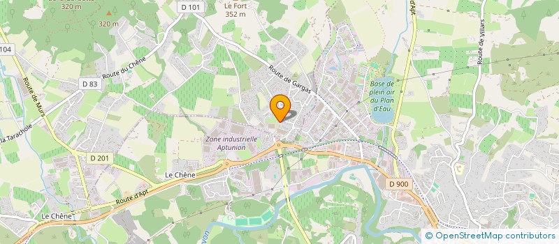 localisation de l'entreprise SCI MAURIN  GARGAS