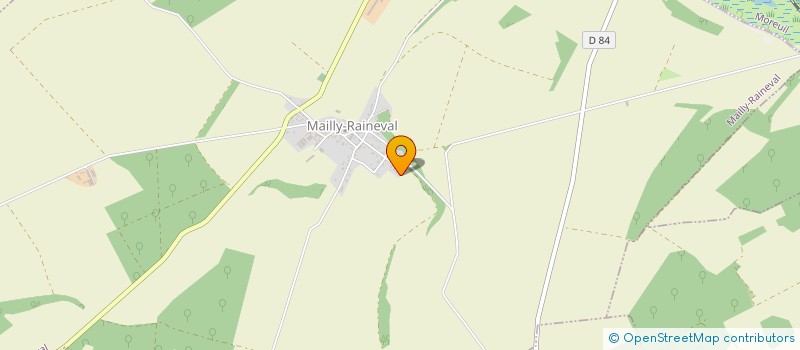 localisation de l'entreprise SCI MAURINE  MAILLY-RAINEVAL