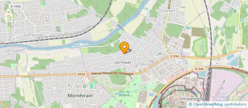 localisation de l'entreprise SCI MAURITIUS  CHESSY