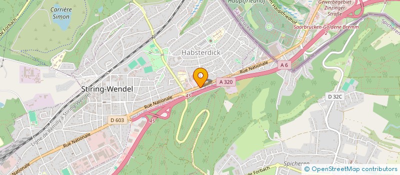 localisation de l'entreprise SCI MAURIZIO  STIRING-WENDEL