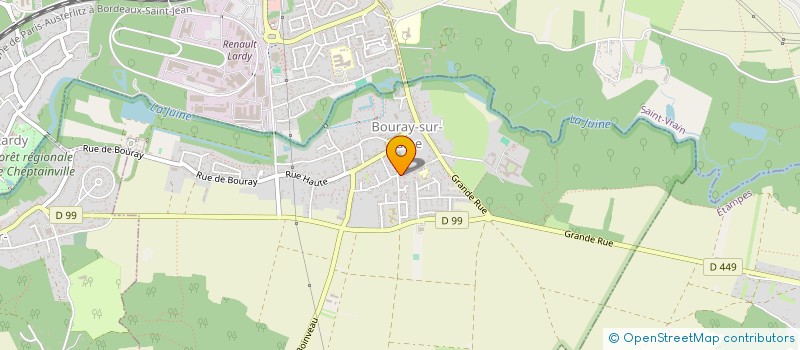 localisation de l'entreprise SCI MAURO  BOURAY-SUR-JUINE