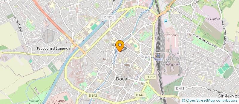 localisation de l'entreprise SCI MAURY 3C  DOUAI
