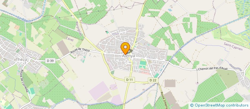 localisation de l'entreprise SCI MAURY  ALENYA