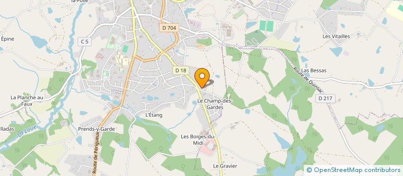 localisation de l'entreprise SCI-MAURY-BERRAUD à SAINT-YRIEIX-LA-PERCHE
