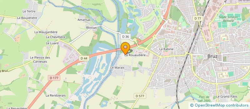 localisation de l'entreprise SCI MAUSSION  BRUZ