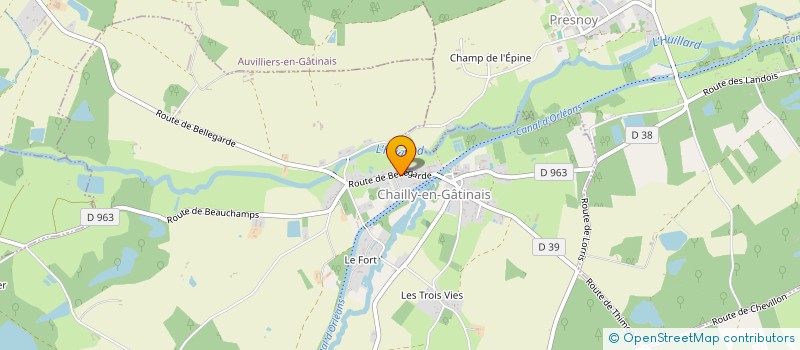 localisation de l'entreprise SCI MAUSTIN  THIMORY