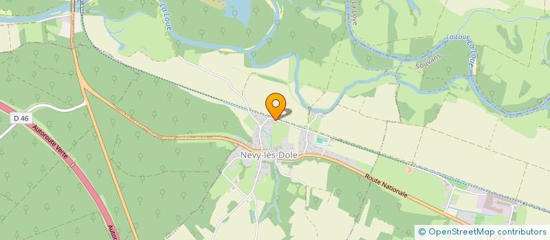 localisation de l'entreprise SCI MAUTI  NEVY-LES-DOLE