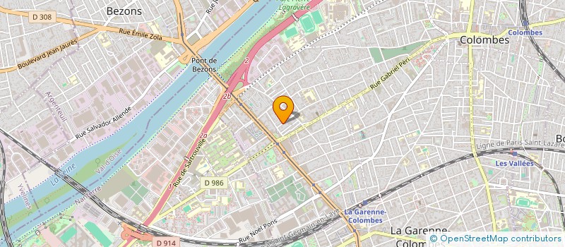 localisation de l'entreprise SCI MAUTILIUS à COLOMBES