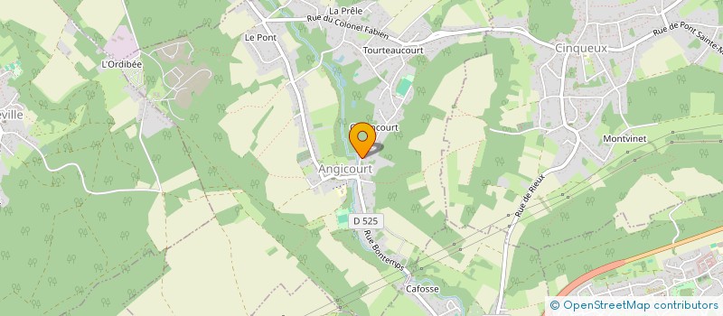 localisation de l'entreprise SCI MAUVE  ANGICOURT