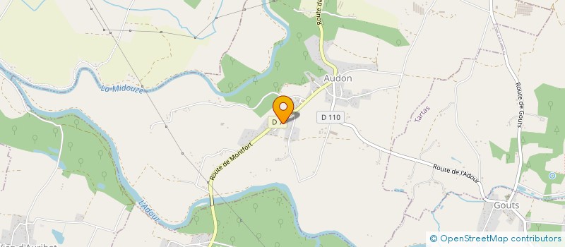 localisation de l'entreprise SCI MAUVOISIN  AUDON