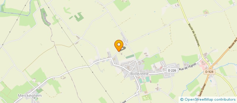 localisation de l'entreprise SCI MAUWERS-MANIER  BOLLEZEELE