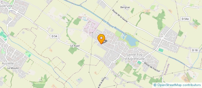 localisation de l'entreprise SCI MAUX CAILLOUX  SAINTE-FOY-D'AIGREFEUILLE