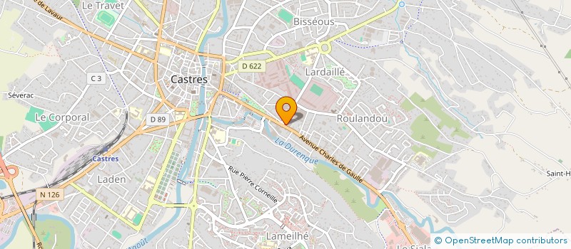 localisation de l'entreprise SCI MAUZAC  CASTRES