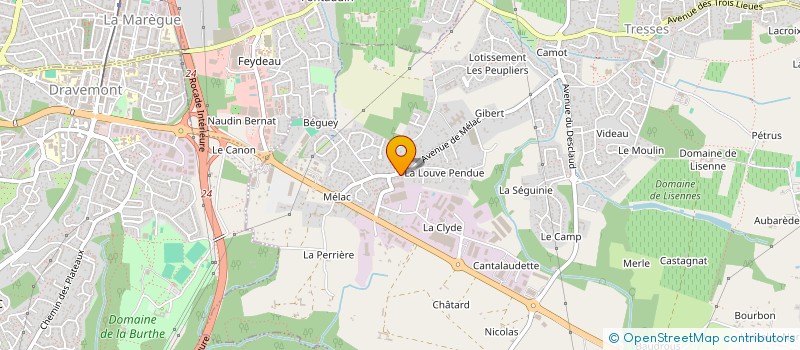 localisation de l'entreprise SCI MAUZE  TRESSES