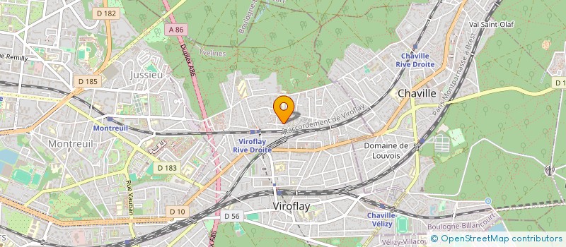 localisation de l'entreprise SCI MAUZE PATRIMOINE  VIROFLAY