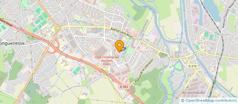 localisation de l'entreprise SCI MAV  LONGUENESSE