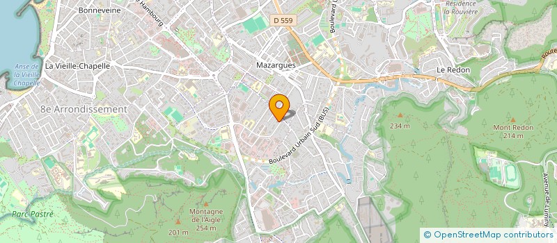 localisation de l'entreprise SCI MAVA 26  MARSEILLE 9EME