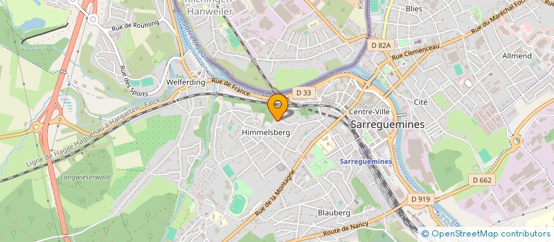 localisation de l'entreprise SCI MAVABA à SARREGUEMINES