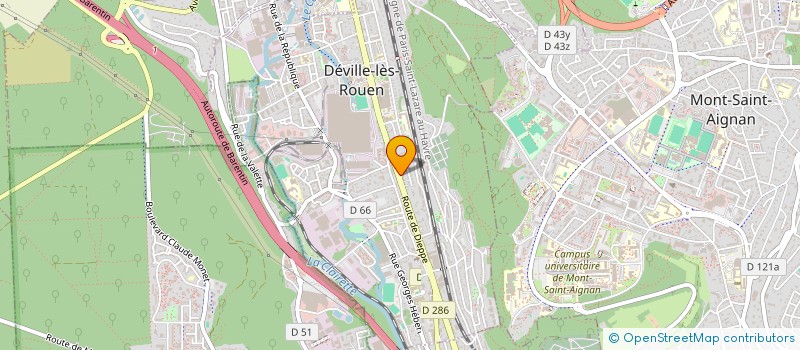 localisation de l'entreprise SCI MAVADA  DEVILLE-LES-ROUEN