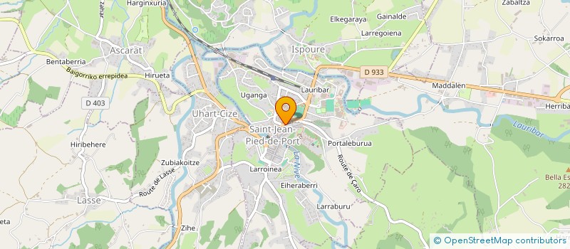 localisation de l'entreprise SCI MAVALA  SAINT-JEAN-PIED-DE-PORT