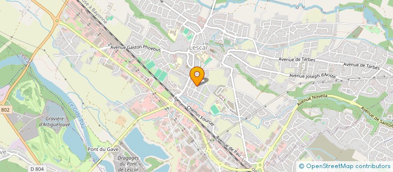 localisation de l'entreprise SCI MAVALINE  LESCAR