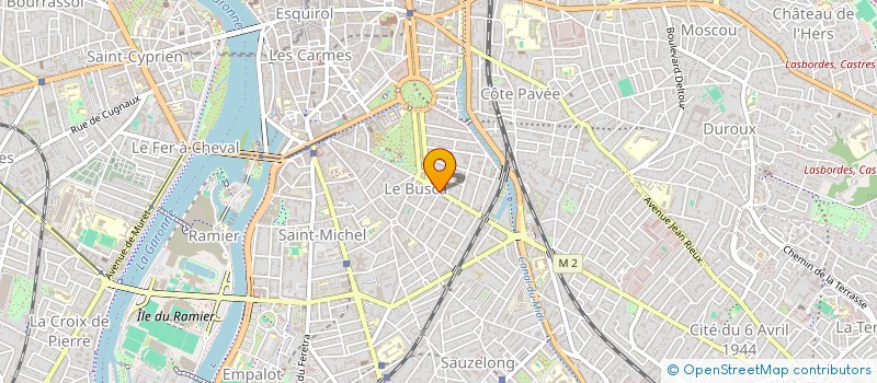 localisation de l'entreprise SCI MAVE  TOULOUSE