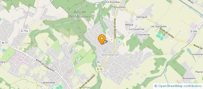 localisation de l'entreprise SCI MAVE  MONTBERON