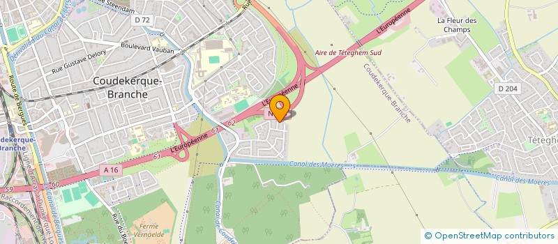 localisation de l'entreprise SCI MAVEAU  COUDEKERQUE-BRANCHE