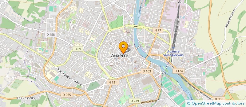 localisation de l'entreprise SCI MAVEDA à AUXERRE