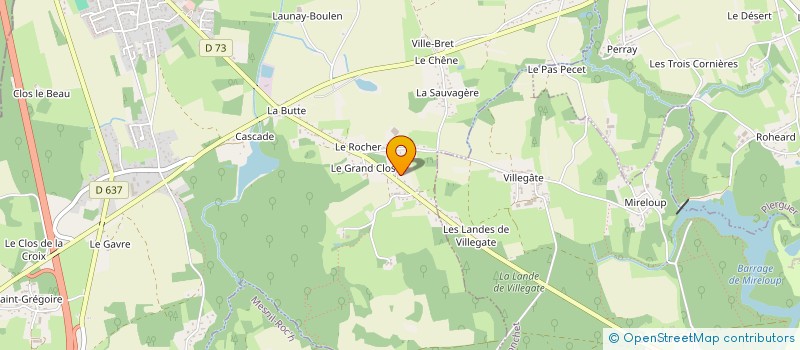 localisation de l'entreprise SCI MAVENA  MINIAC-MORVAN