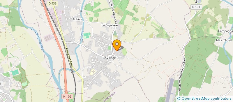 localisation de l'entreprise SCI MAVENE  SAINT-HILAIRE-DE-BRETHMAS