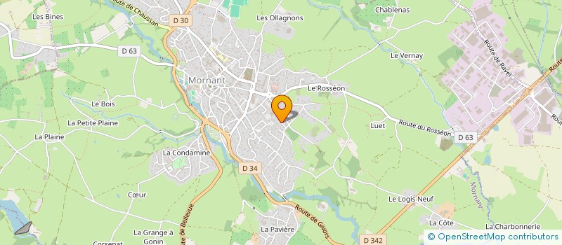 localisation de l'entreprise SCI MAVENTIM SAINTE FOY  MORNANT