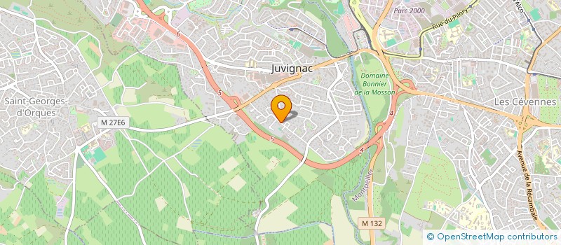 localisation de l'entreprise SCI MAVERICK  JUVIGNAC