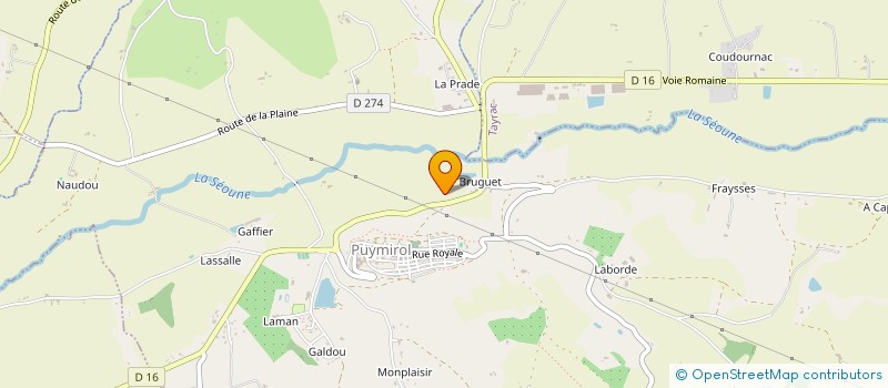 localisation de l'entreprise SCI MAVERICK-LOURON  PUYMIROL