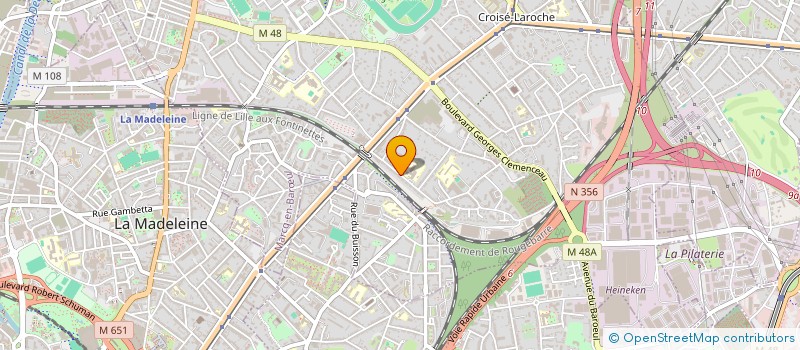 localisation de l'entreprise SCI MAVERO II à MARCQ-EN-BARŒUL