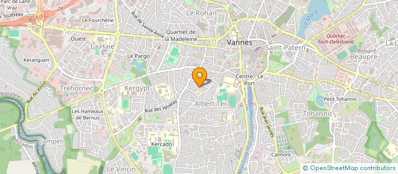 localisation de l'entreprise SCI MAVETHE VANNES à VANNES