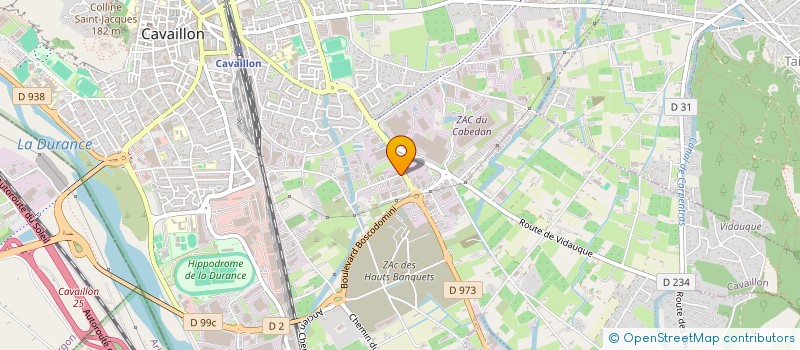 localisation de l'entreprise SCI MAVI  CAVAILLON