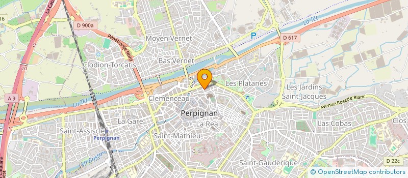 localisation de l'entreprise SCI MAVI  PERPIGNAN