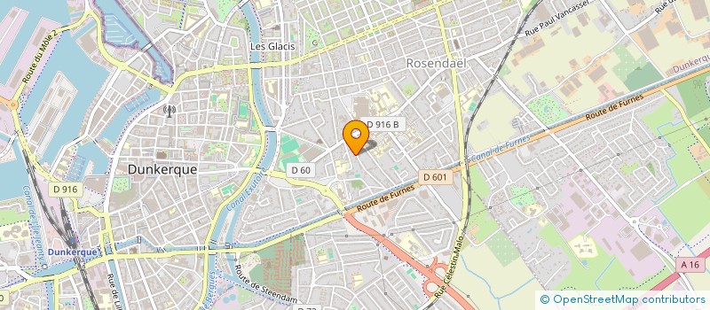 localisation de l'entreprise SCI MAVI à DUNKERQUE