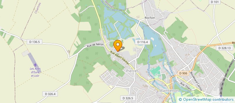 localisation de l'entreprise SCI MAVI à PIERRES