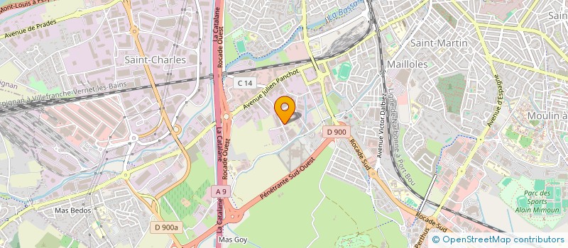 localisation de l'entreprise SCI MAVI  PERPIGNAN
