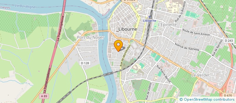 localisation de l'entreprise SCI MAVI  LIBOURNE
