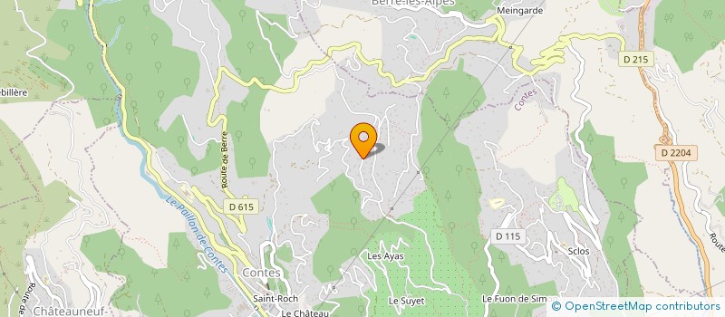 localisation de l'entreprise SCI MAVI  CONTES