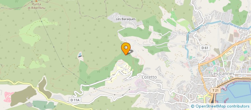 localisation de l'entreprise SCI MAVIBA  AJACCIO